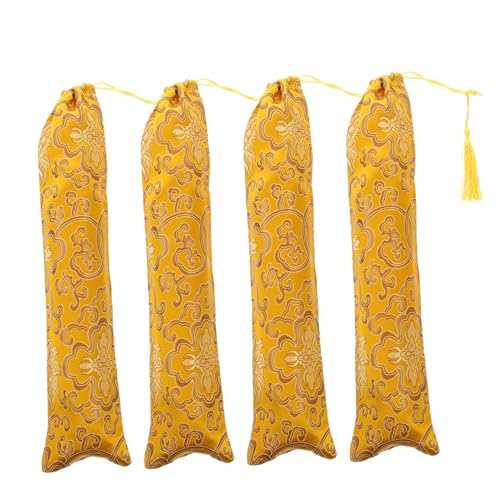 HOMSFOU 4 Stück Teiliges Scroll Storage aus Hochwertigem Glattem Material mit Schönem Muster Staub und Feuchtigkeitsgeschützt für Kalligrafie und Malerei Sammlung Sicherer von HOMSFOU