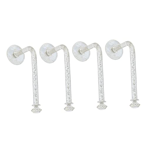 HOMSFOU 4 Stück Teiliges Selbstklebendes Wandhaken ohne Bohren Transparenter Förmiger Aufbewahrungsorganizer für Badezimmer Schlafzimmer und Küche Einfach zu Reinigen und Vielseitig HOMSFOU 4 Stück Teiliges Selbstklebendes Wandhaken ohne Bohren Transparenter Förmiger Aufbewahrungsorganizer für Badezimmer Schlafzimmer und Küche Einfach zu Reinigen und Vielseitig von HOMSFOU