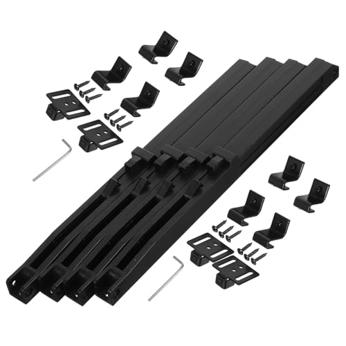 HOMSFOU 4 Stück Teiliges Soft-close Dämpfer Scheunentore Präziser Türpuffer für Sanftes Geräuscharmes Schließen Vibrationsreduzierend Kompatibel für Wohn Gewerbeeinbau von HOMSFOU