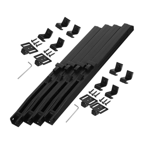 HOMSFOU 4 Stück Teiliges Soft-close Dämpfer für Scheunentüren Präzise Türpuffer mit Hoher Belastbarkeit Sanfte Vibrationsfreie Türführung Einfache Montage Für Wohn Gewerberäume von HOMSFOU