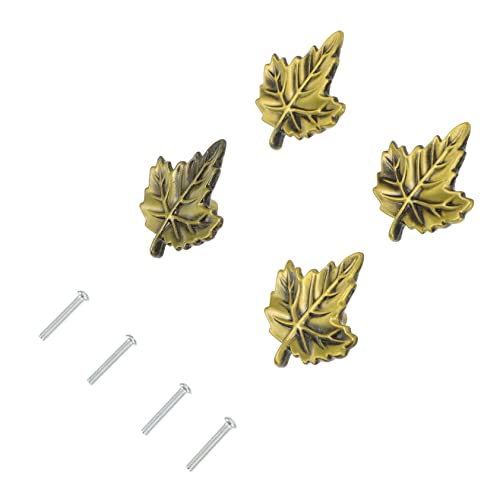 HOMSFOU 4 Stück Teiliges Zinklegierung Möbelgriffe Vintage Schrankknöpfe für Küchenschränke Kommoden und Modern und Langlebig von HOMSFOU