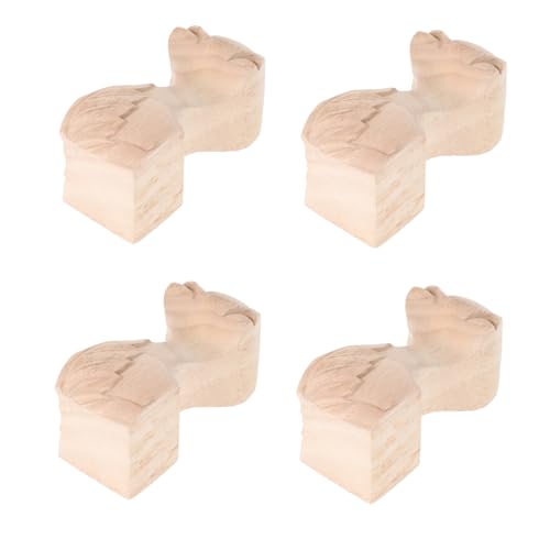 HOMSFOU 4stücke Holz Tischbeine Aus Gummibaum Wiederverwendbare Möbelbeine Für Stühle Und Tische Einfache Installation Langlebig Und Tragbar Für Wohnzimmer Und Schlafzimmer HOMSFOU 4stücke Holz Tischbeine Aus Gummibaum Wiederverwendbare Möbelbeine Für Stühle Und Tische Einfache Installation Langlebig Und Tragbar Für Wohnzimmer Und Schlafzimmer von HOMSFOU