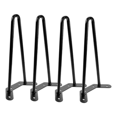 HOMSFOU 4stücke Hairpin Tischbeine Metall Für -couchtische Schreibtische Und Nachttische Langlebig Und Leicht Zu Installieren Mit Bodenschonern HOMSFOU 4stücke Hairpin Tischbeine Metall Für -couchtische Schreibtische Und Nachttische Langlebig Und Leicht Zu Installieren Mit Bodenschonern von HOMSFOU
