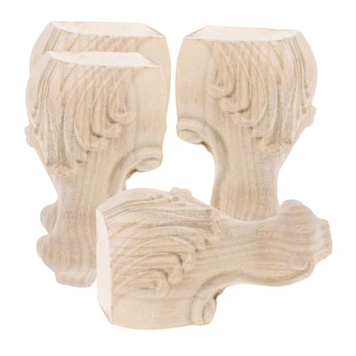 HOMSFOU 4 Stück Tischbeine Möbelbein Aus Holz Möbelbeine Aus Holz Couch Beine Kommode Beine Sofabeine Tauschen Ersatz-couchbeine Ersatz-sofabeine Hölzern Khaki HOMSFOU 4 Stück Tischbeine Möbelbein Aus Holz Möbelbeine Aus Holz Couch Beine Kommode Beine Sofabeine Tauschen Ersatz-couchbeine Ersatz-sofabeine Hölzern Khaki von HOMSFOU