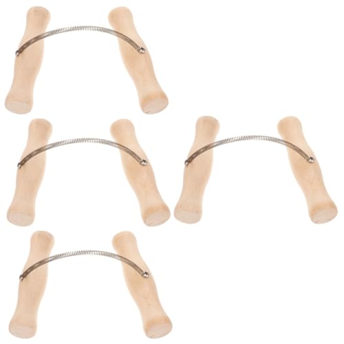 HOMSFOU 4 Stück Tonschneidedraht und Holz Flexibles Schneidwerkzeug für Töpferei und Bildhauerei Präzise Kanten Langlebig für Skulpturen von HOMSFOU