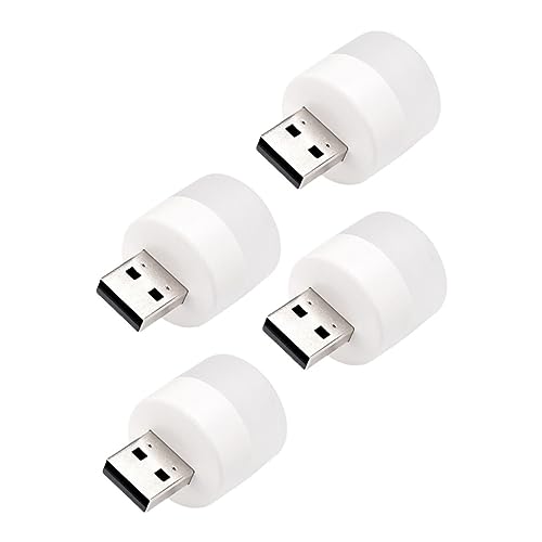 HOMSFOU 4 Stück Usb-nachtlicht Usb-schreibtischlampe Nachtlicht Für Baby Usb-plug-in-licht Mini-schreibtischlampe Baby-nachtlicht Mini-bewegungssensor-nachtlicht Led Weiß Mini-licht Pvc HOMSFOU 4 Stück Usb-nachtlicht Usb-schreibtischlampe Nachtlicht Für Baby Usb-plug-in-licht Mini-schreibtischlampe Baby-nachtlicht Mini-bewegungssensor-nachtlicht Led Weiß Mini-licht Pvc von HOMSFOU