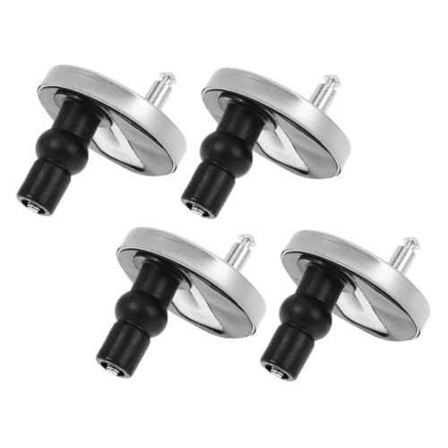 HOMSFOU 4 Stück Wc Sitz Befestigungsset Schnellverschluss Toilettensitz Scharnier Schrauben für Einfache Montage Geräuscharm Kompatibel mit Smart Toiletten Marken von HOMSFOU