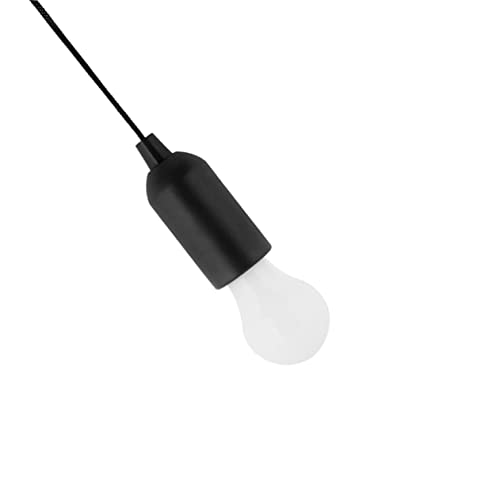 HOMSFOU 4 Stücke LED Pull Schnur Licht Hängen LED Licht Lichter Hängen LED Birne Schwarz von HOMSFOU