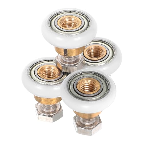 HOMSFOU 4 Teiliges Duschtür Ersatzrollen aus Strapazierfähigem Nylon mit Schrauben Geräuschlose Leise Gleiteigenschaft für Glas-schiebetüren im Badezimmer Modernes Design HOMSFOU 4 Teiliges Duschtür Ersatzrollen aus Strapazierfähigem Nylon mit Schrauben Geräuschlose Leise Gleiteigenschaft für Glas-schiebetüren im Badezimmer Modernes Design von HOMSFOU