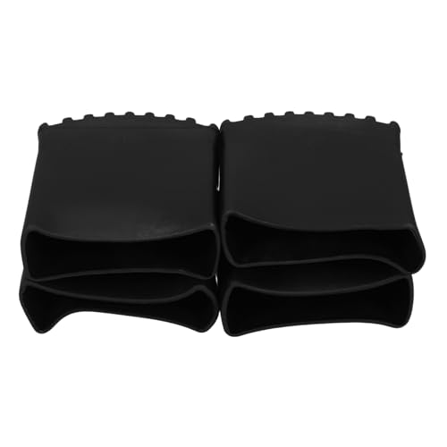 HOMSFOU 4 x Leiterfüße, Gummi-Pads für verbesserte Stabilität, kompatibel mit Stufenverlängerungsleitern, einfache Installation, bodenfreundliches Design von HOMSFOU