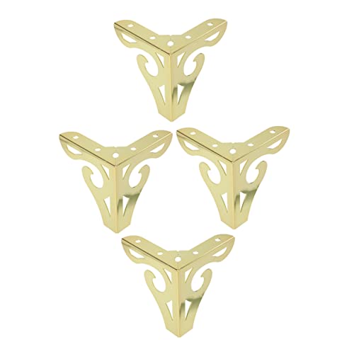 HOMSFOU 4 x Möbelbeine aus Metall, ausgestanzt, langlebige Ersatzbeine für Schränke und Bücherregale mit einzigartigem Aussparungsdesign HOMSFOU 4 x Möbelbeine aus Metall, ausgestanzt, langlebige Ersatzbeine für Schränke und Bücherregale mit einzigartigem Aussparungsdesign von HOMSFOU