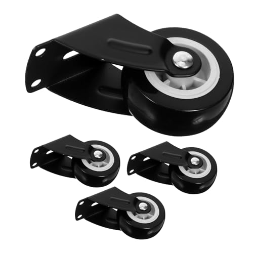 HOMSFOU 4 x Schiebetür-Rollen für Kleiderschrank, Schrank, Schrank, Schwerlast-Schieberäder für Tür, Bodenführung, leise, reibungslose Bedienung und schnelle Installation HOMSFOU 4 x Schiebetür-Rollen für Kleiderschrank, Schrank, Schrank, Schwerlast-Schieberäder für Tür, Bodenführung, leise, reibungslose Bedienung und schnelle Installation von HOMSFOU