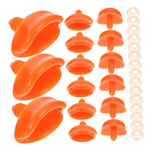 HOMSFOU 40 Stück Teiliges Entenschnabel Bastelset aus Kunststoff für DIY Puppen Einfach zu Montieren Langlebiges Zubehör für Entenspielzeug und Plüschtiere von HOMSFOU