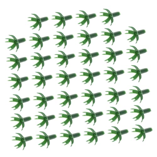 HOMSFOU 40stücke Grüne Blütenkelche Aus Kunststoff Für DIY-blumenarrangements Bastelzubehör Für Künstliche Blumen Tafelaufsätze Für Hochzeitsdekorationen von HOMSFOU