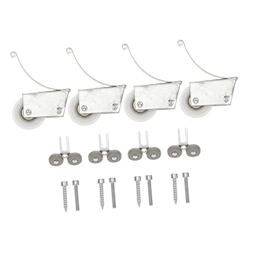 HOMSFOU 4sätze Geräuscharme Langlebige Rollenarretierung Für Schränke Kleiderschränke Türen Für Müheloses Gleiten Und Sichere Nutzung von HOMSFOU