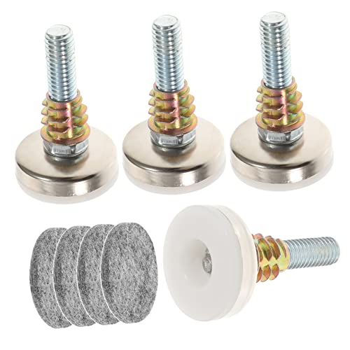 HOMSFOU 4Sätze Verstellbare Möbelbeine Tischbein Leveler für Stühle Tische und Schränke Höhenverstellbar Installieren Robustes Design für Verschiedene Möbeltypen von HOMSFOU