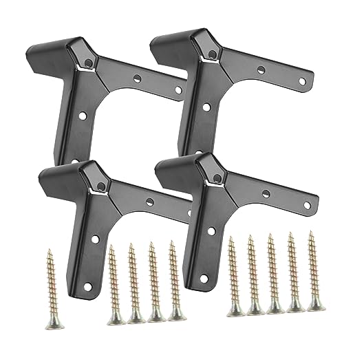 HOMSFOU 4Stücke Metallmöbelbeine Stabil und Langlebig für Sofa Bett und Schrank mit Hoher Tragfähigkeit Feuchtigkeits und Staubresistent Einfache von HOMSFOU
