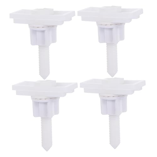 HOMSFOU 4sätze Toilettensitz-scharniersatz Schraubenset Für Wc Sitz Befestigungssatz Toilettensitzteil Teil Für Toilette Toilettensitz-zubehör von HOMSFOU