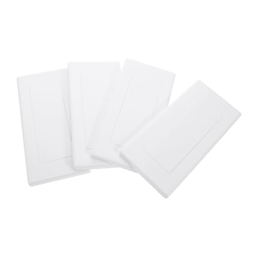 HOMSFOU 4stücke Wandabdeckungen Für Elektroinstallationen Kunststoff Abdeckplatten Für Anschlusskästen Abdeckung Von Steckdosen Und Elektrischen Verbindungen Mittelgröße von HOMSFOU
