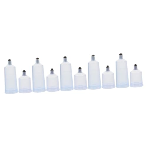 HOMSFOU 5 Sätze Austauschbare Airbrush Flaschen Professionelle Farbbehälter Leere Nachfüllbare Flaschen Für DIY Und Spray Painting 2 Stücke * 5 von HOMSFOU