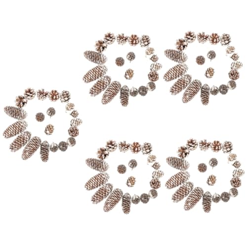 HOMSFOU 5 Sätze Dried Pine Cones Kit Bastelmaterial für Diy Weihnachtsdekoration Naturmaterial für Herbstliche und Winterliche Gestaltungen für Tisch und Raumdekoration HOMSFOU 5 Sätze Dried Pine Cones Kit Bastelmaterial für Diy Weihnachtsdekoration Naturmaterial für Herbstliche und Winterliche Gestaltungen für Tisch und Raumdekoration von HOMSFOU