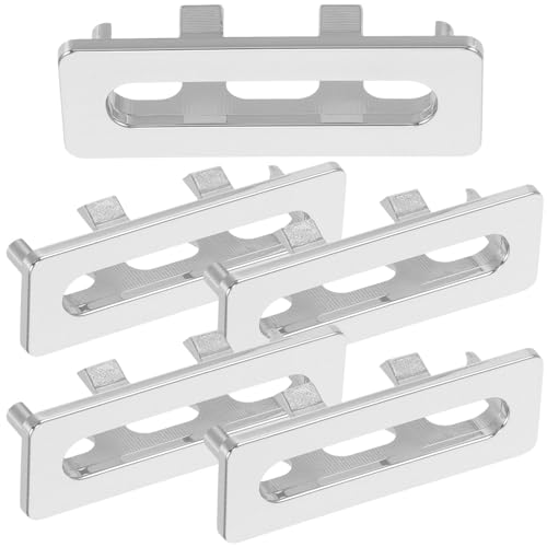 HOMSFOU 5 Stück Dekorative Überlauflöcher Für Spüle Und Waschbecken – Modernes Design Kunststoffmaterial Einfache Installation von HOMSFOU