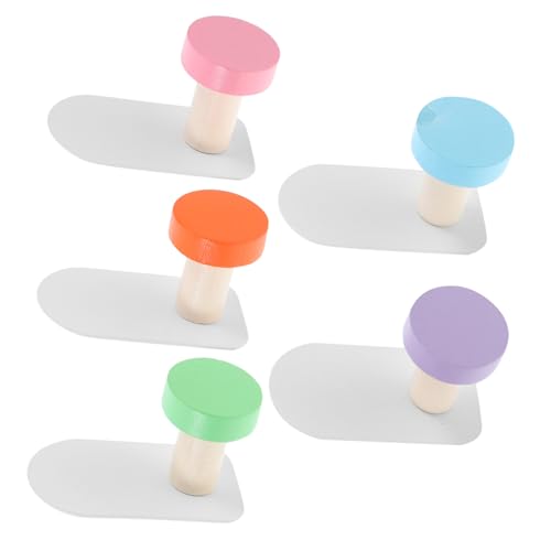 HOMSFOU 5 Stück Bunte Selbstklebende Kleiderhaken Teiliges Set für Handtücher Hüte und Schlüssel Wandmontierte Aufhänger für Kinderzimmer Badezimmer und HOMSFOU 5 Stück Bunte Selbstklebende Kleiderhaken Teiliges Set für Handtücher Hüte und Schlüssel Wandmontierte Aufhänger für Kinderzimmer Badezimmer und von HOMSFOU
