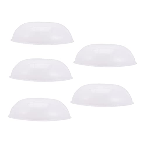 HOMSFOU 5 Stück LED Deckenlampe Lampenschirm Lampenschirme für Deckenleuchten Antiflammable Lichtabdeckungen Transparente Lichtabdeckung für Flur und Balkon von HOMSFOU