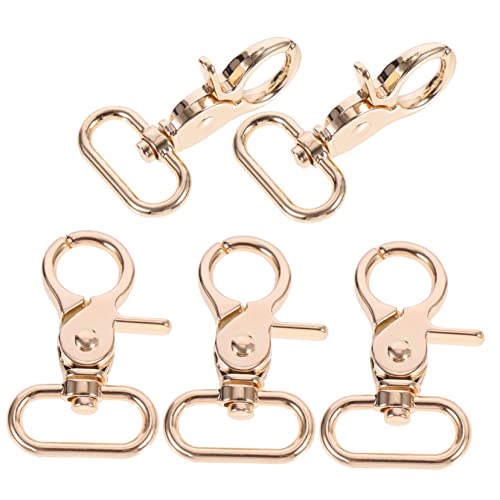 HOMSFOU 5stücke Karabinerverschluss Aus Metall Schmuckverschluss Für Taschen Karabiner Schnalle Mit Taschenverschluss Haken Für Rucksäcke Und Riemen HOMSFOU 5stücke Karabinerverschluss Aus Metall Schmuckverschluss Für Taschen Karabiner Schnalle Mit Taschenverschluss Haken Für Rucksäcke Und Riemen von HOMSFOU