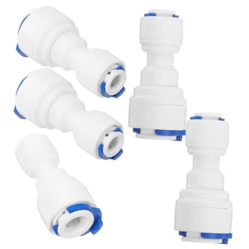 HOMSFOU 5 Stück Schnellverbinder für Wasserrohre bis Anschlüsse für Wasserfilter und Purifikationssysteme Kompatibel mit Umkehrosmoseanlagen HOMSFOU 5 Stück Schnellverbinder für Wasserrohre bis Anschlüsse für Wasserfilter und Purifikationssysteme Kompatibel mit Umkehrosmoseanlagen von HOMSFOU