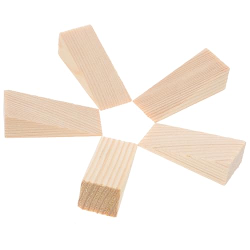 HOMSFOU 5 Stück Teiliges Holz Türkeil aus Robustem Lindenholz Rutschfester Schwerer Türstopper für Zimmertüren und Haustüren Stabiler Türhalter für Zuhause und Büro Schützt vor Türzug und HOMSFOU 5 Stück Teiliges Holz Türkeil aus Robustem Lindenholz Rutschfester Schwerer Türstopper für Zimmertüren und Haustüren Stabiler Türhalter für Zuhause und Büro Schützt vor Türzug und von HOMSFOU