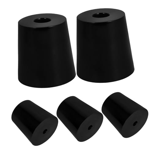 HOMSFOU 5 Stück Teiliges Runde Gummifüße als Bodenschoner für Möbel rutschfeste Stoßdämpfende Möbelgleiter mit Kegelförmigem Design Einfache Montage für Stühle Tische Sofas und von HOMSFOU