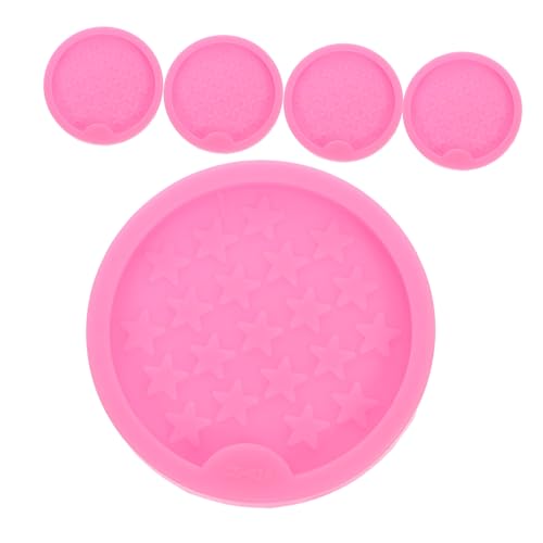 HOMSFOU 5 Stück Teiliges Silikon Untersetzer-formen Wiederverwendbare Epoxidharz Gießformen für DIY Kunsthandwerk Stabile Resin Moulds für Individuelle Tassenuntersetzer Glatte Oberfläche HOMSFOU 5 Stück Teiliges Silikon Untersetzer-formen Wiederverwendbare Epoxidharz Gießformen für DIY Kunsthandwerk Stabile Resin Moulds für Individuelle Tassenuntersetzer Glatte Oberfläche von HOMSFOU