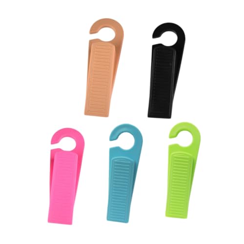 HOMSFOU 5 Stück Teiliges Türstopper für PVC Türkeil Klemmschutz für Junge Mädchen und Haustiere Zufallsfarbe für Teppich und Fliesenböden Robust und Rutschfest Zufällige von HOMSFOU