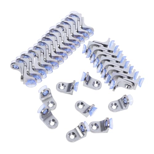 HOMSFOU 50 Stück Glass Shelf Support Pegs aus Zinklegierung Schwerlast Regalhalter für Küchen Kleiderschränke Rostbeständig Stabile Befestigung für Glasregale und Aufbewahrung von HOMSFOU