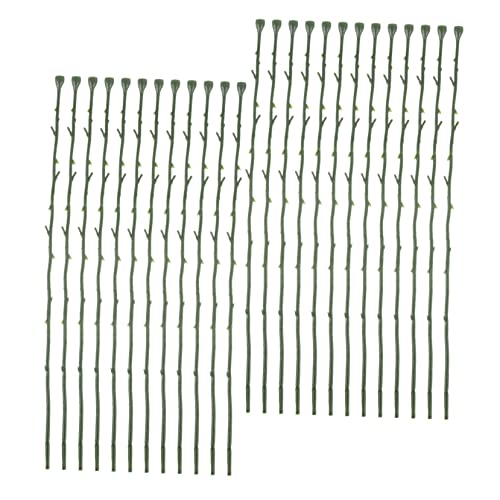 HOMSFOU 50stücke Rosenstiele Künstlich Zum Basteln Blumen-DIY-bindedrähte Künstliche Blumenstiele Simulierte Blumenstiele Handgefertigtes Material Flexibel Und Langlebig Für HOMSFOU 50stücke Rosenstiele Künstlich Zum Basteln Blumen-DIY-bindedrähte Künstliche Blumenstiele Simulierte Blumenstiele Handgefertigtes Material Flexibel Und Langlebig Für von HOMSFOU