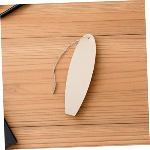 HOMSFOU 50 Stück Teiliges Holz Surfboard zum Bemalen Glatte Holzplatten für Kreative DIY Bastelprojekte Stabile und Sichere Stranddeko für Sommer und Mottopartys von HOMSFOU