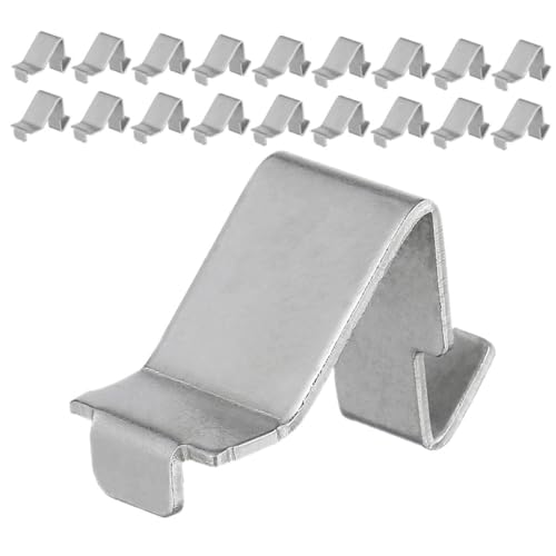HOMSFOU 50 Stück Teiliges Metall Regalstützclip Robust und Rutschfest Kompatibel für Akten Küchenschränke Einfache Werkzeugfreie Montage zur Flexiblen Regalhöhenanpassung und Stabilen von HOMSFOU