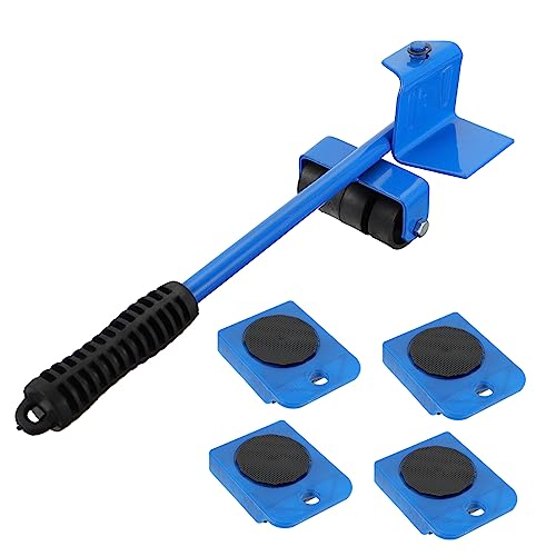 HOMSFOU 5stücke Schwermöbelheber Möbeltransporter Set Mit Gleitern Und Hebevorrichtung Für Schwere Möbel Für Bett Sofa Schrank Und von HOMSFOU