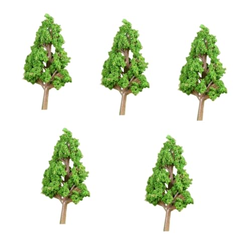 HOMSFOU 5st Tortendeko Einschulung Dekoration Modell Baum Künstlicher Minibaum Miniatur-Garten-landschaftsbau-dekorbaum Künstlicher Baum Dekorativer Baum Vielfalt von HOMSFOU