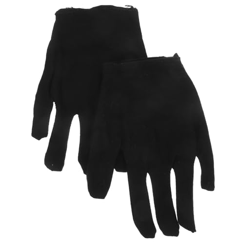 HOMSFOU 6 Paare Schwarze Baumwoll Arbeitshandschuhe mit rutschfester Handfläche schnittfest atmungsaktiv und strapazierfähig für Herren und Damen bei Inspektion Grill und schweren HOMSFOU 6 Paare Schwarze Baumwoll Arbeitshandschuhe mit rutschfester Handfläche schnittfest atmungsaktiv und strapazierfähig für Herren und Damen bei Inspektion Grill und schweren von HOMSFOU