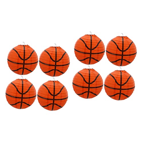 HOMSFOU 6 Stk Basketball-laterne Laternen Für Basketballspiele Hängende Dekorationen Für Basketball Sportball Laterne Baseball-ornamente Basketball-piñata Eisen Baby Hängelampe Fußball HOMSFOU 6 Stk Basketball-laterne Laternen Für Basketballspiele Hängende Dekorationen Für Basketball Sportball Laterne Baseball-ornamente Basketball-piñata Eisen Baby Hängelampe Fußball von HOMSFOU
