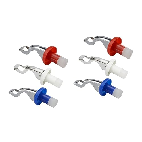 HOMSFOU 6 Stk Weinversiegelung Aus Edelstahl Stecker Für Weinflaschen Weinflaschenverschluss Wiederverwendbare Flaschenverschlüsse Stecker Für Weinpressen Aus Metall Konisch Lieferungen von HOMSFOU