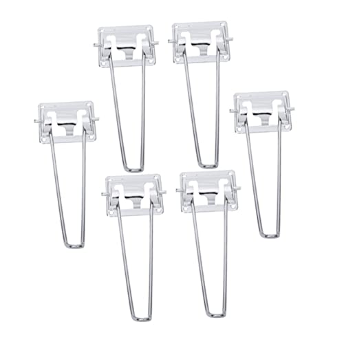 HOMSFOU 6 Stück Faltbare Tischbeine Robuste Haarnadelbeine für Wohn und Schreibtische Verstellbare Möbelbeine für Laptop und Campingtische HOMSFOU 6 Stück Faltbare Tischbeine Robuste Haarnadelbeine für Wohn und Schreibtische Verstellbare Möbelbeine für Laptop und Campingtische von HOMSFOU