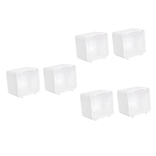 HOMSFOU 6 Stück Japanischer Stil Mini Aufbewahrungsbox Weiß mit Deckel Kleine Desktop Aufbewahrungsbox für Klebeband und Bürobedarf Praktischer Organizer für Schreibtisch und HOMSFOU 6 Stück Japanischer Stil Mini Aufbewahrungsbox Weiß mit Deckel Kleine Desktop Aufbewahrungsbox für Klebeband und Bürobedarf Praktischer Organizer für Schreibtisch und von HOMSFOU