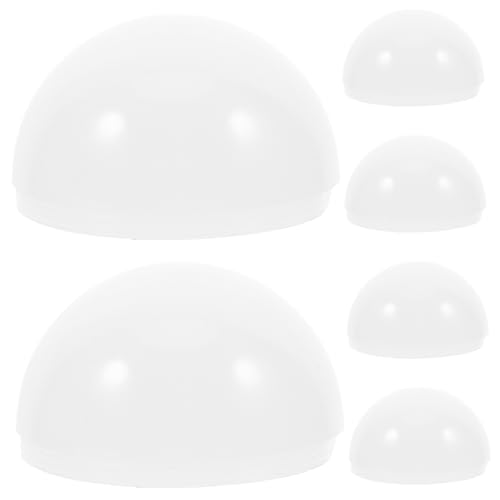 HOMSFOU 6 Stück LED Lampenschirm Diffusoren PC Halbrunde Fog Abdeckungen für Deckenlampen Elegante Lichtstreuung für Angenehme Raumbeleuchtung HOMSFOU 6 Stück LED Lampenschirm Diffusoren PC Halbrunde Fog Abdeckungen für Deckenlampen Elegante Lichtstreuung für Angenehme Raumbeleuchtung von HOMSFOU