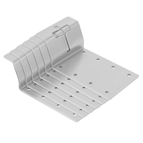 HOMSFOU 6 Stück Robuste Halterungen für Holz und Metallpfosten für Gartenzaun Terrassen und Briefkastenmontage HOMSFOU 6 Stück Robuste Halterungen für Holz und Metallpfosten für Gartenzaun Terrassen und Briefkastenmontage von HOMSFOU