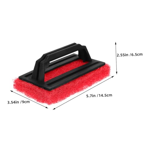 HOMSFOU 6 Stück Siebdruck Reinigungsbürsten mit Griff Langlebiger Tintenentferner Praktische Scheuerschwämme für Effektive Reinigung von Farbsieben und Druckrahmen von HOMSFOU