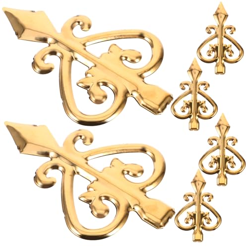HOMSFOU 6 Stück Teiliges Dekorative Zaunspitzen Installieren für Garten und Bauernhofzäune Kletter Goldfarbene Mittelgröße HOMSFOU 6 Stück Teiliges Dekorative Zaunspitzen Installieren für Garten und Bauernhofzäune Kletter Goldfarbene Mittelgröße von HOMSFOU