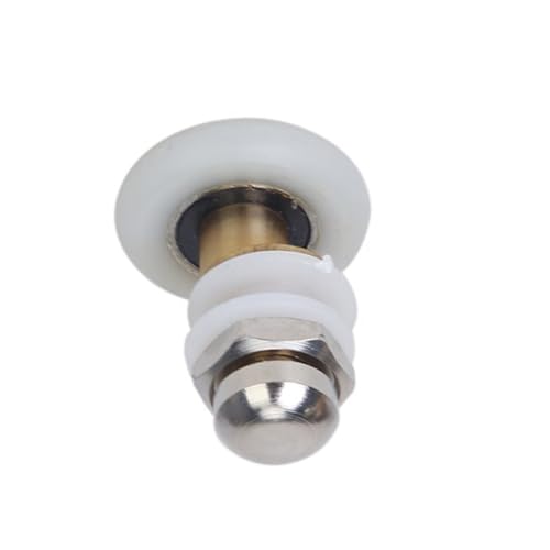 HOMSFOU 6 Stück Teiliges Duschkabinen Ersatzrollen Edelstahl Abs duschrollräder für Glas Duschtüren Langlebig Leichtgängig Einfache Montage für Badewannen und Dampfkabinen von HOMSFOU